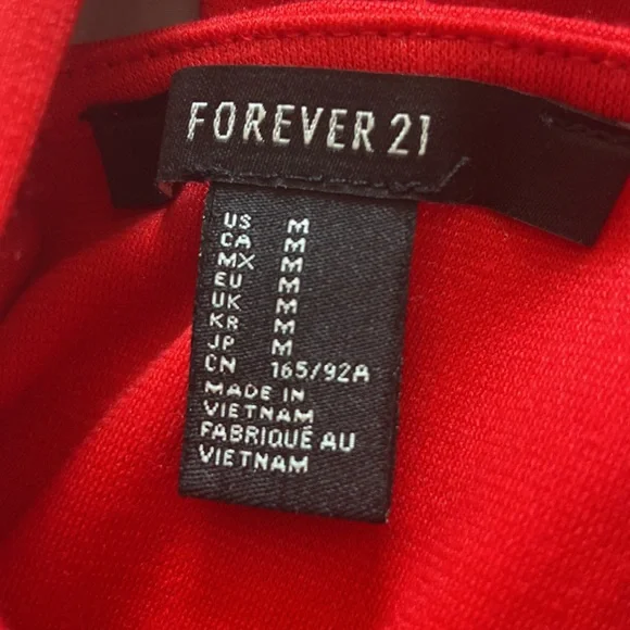 Forever 21 Little Red Dress - Picture 3 of 5